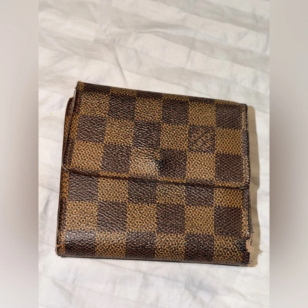 Louis Vuitton Brown Checkered Wallet
